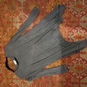 Grace & Lace soft knit long sleeve top Size Small